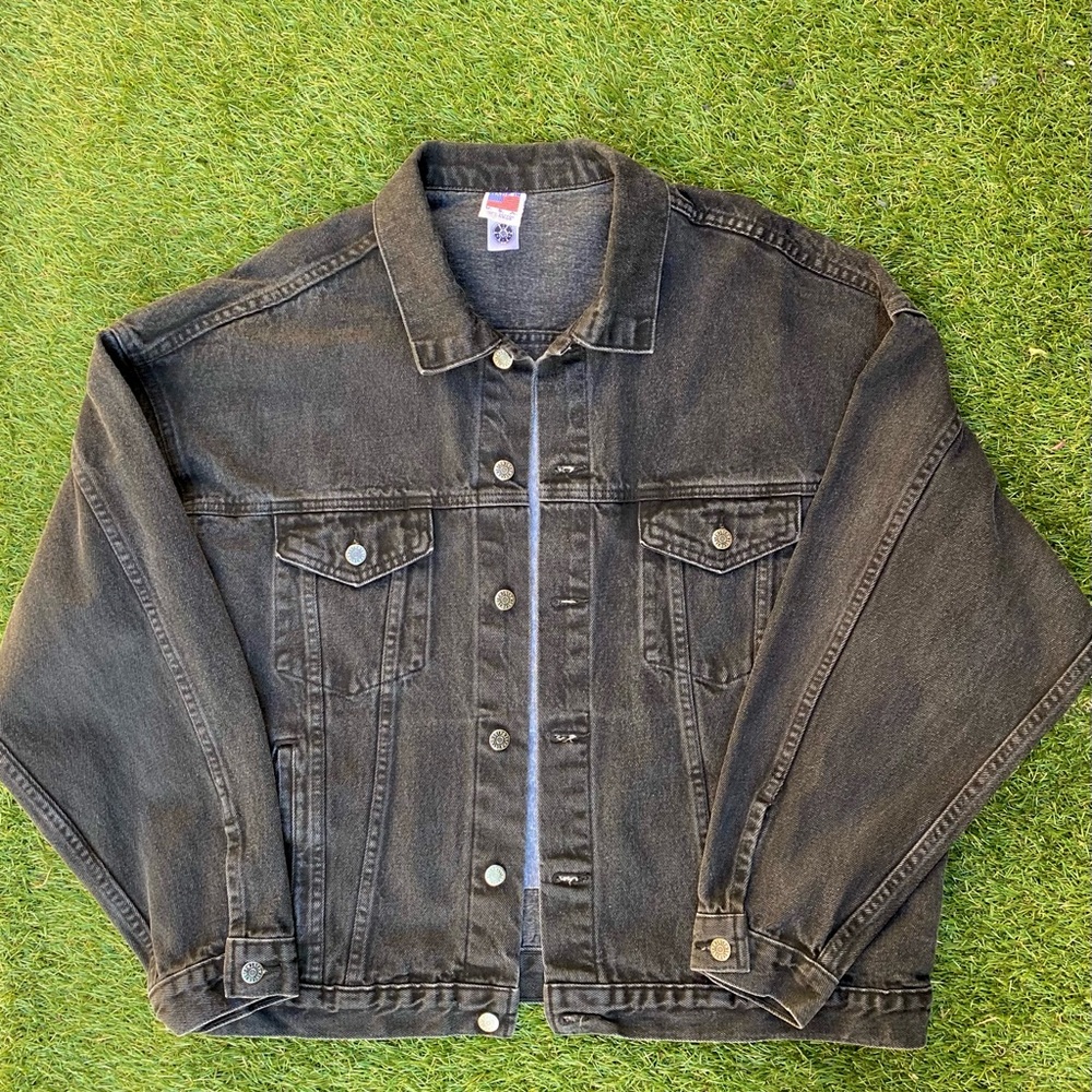 2006 Golden Hills Auto Center Spring Roundup Denim Jean Jacket Mens Large